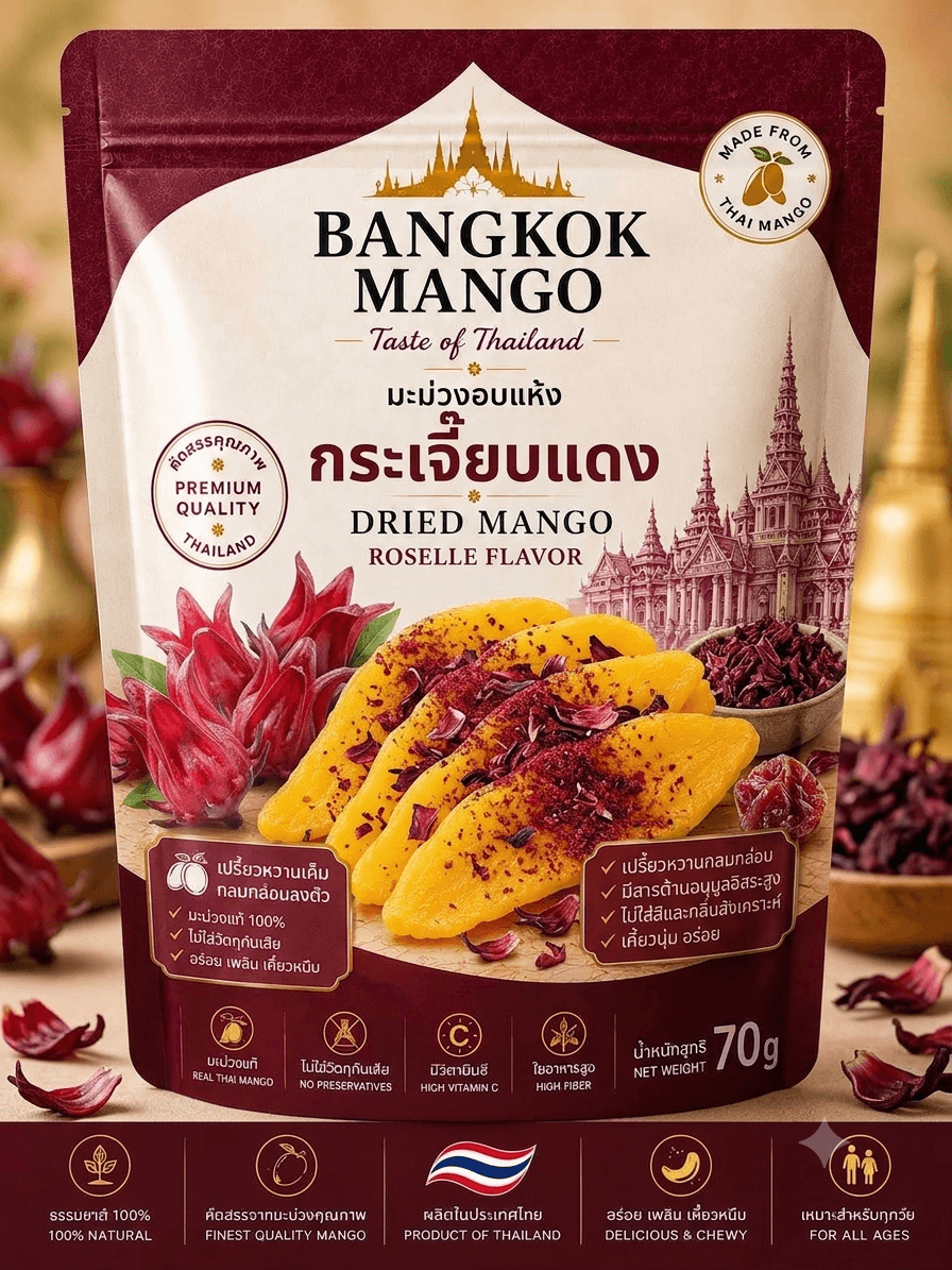 Roselle dried mango